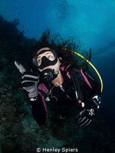 Diver Points to the Unknown by Henley Spiers 